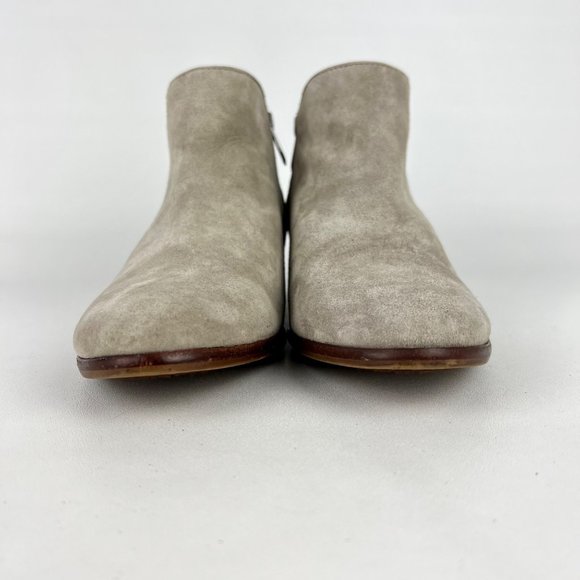 Sam Edelman Womens Petty Putty Beige Suede Leather Zip Ankle Bootie size 8.5 - Picture 5 of 16